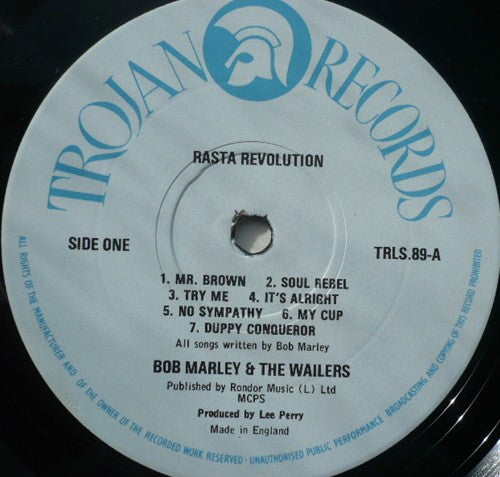 Bob Marley & The Wailers ~ Rasta Revolution (Vinyl) - Djungel & Jazz