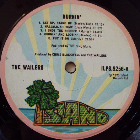 The Wailers ~ Burnin' (Vinyl) - Djungel & Jazz