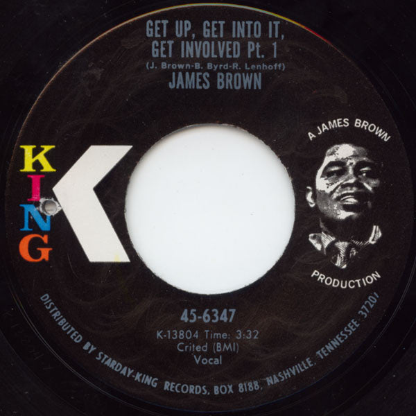 James Brown ~ Get Up, Get Into It, Get Involved (Vinyl) - Djungel & Jazz