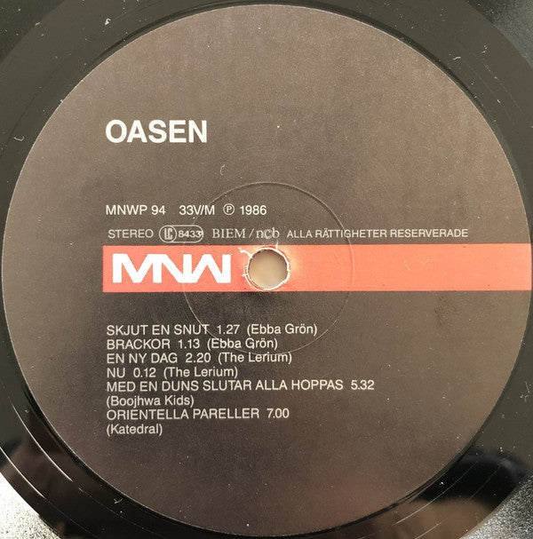 Various ~ Oasen (Vinyl) - Djungel & Jazz