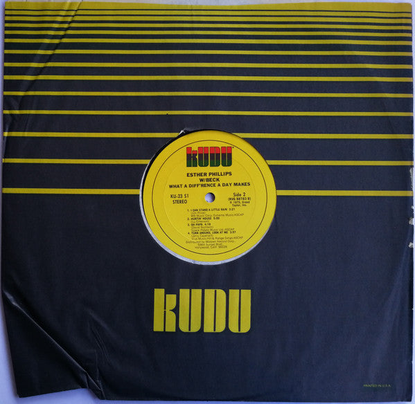 Esther Phillips W/ Beck ~ What A Diff'rence A Day Makes (Vinyl) - Djungel & Jazz