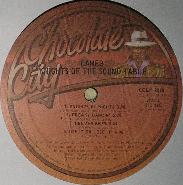 Cameo : Knights Of The Sound Table (LP, Album, 18 )