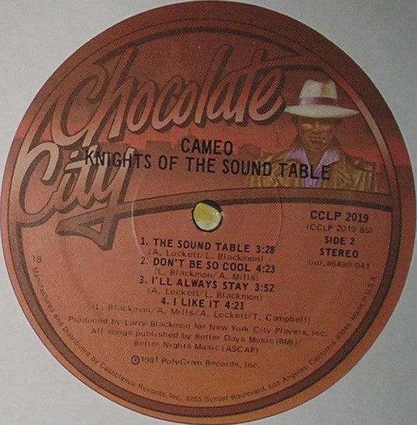 Cameo : Knights Of The Sound Table (LP, Album, 18 )