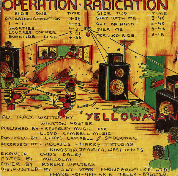Yellowman : Operation Radication (10", Album)
