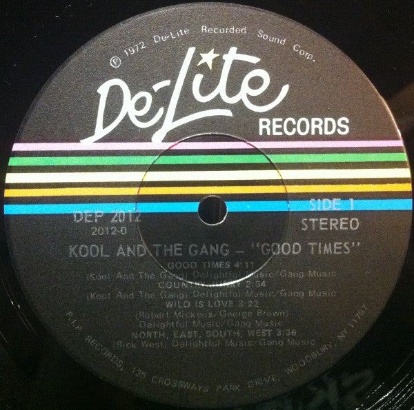 Kool And The Gang* : Good Times (LP, Album, Pre)