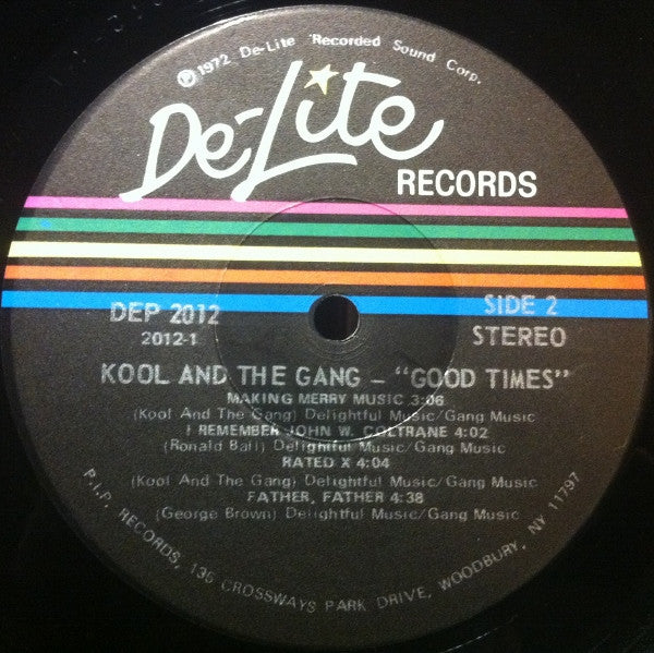 Kool And The Gang* : Good Times (LP, Album, Pre)