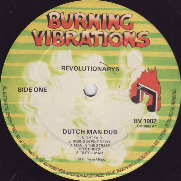 The Revolutionaries : Dutch Man Dub (LP, Album)