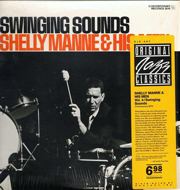 Shelly Manne & His Men ~ Vol. 4: Swinging Sounds (Vinyl) - Djungel & Jazz