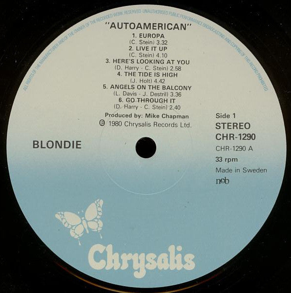 Blondie ~ Autoamerican (Vinyl) - Djungel & Jazz