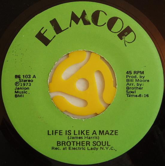 Brother Soul ~ Life Is Like A Maze / Feelin Funky (Vinyl) - Djungel & Jazz