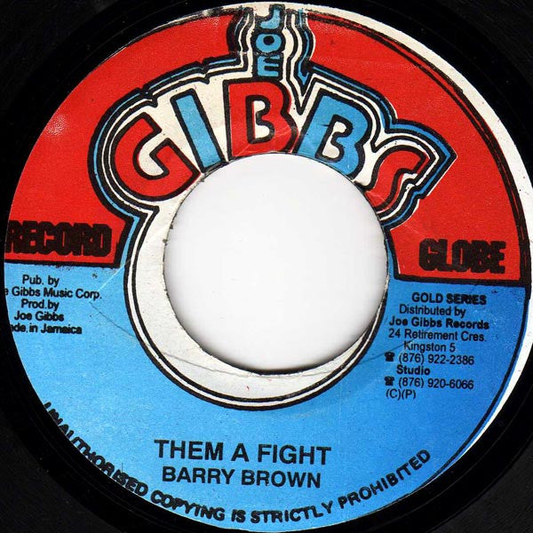 Barry Brown ~ Them A Fight (Vinyl) - Djungel & Jazz