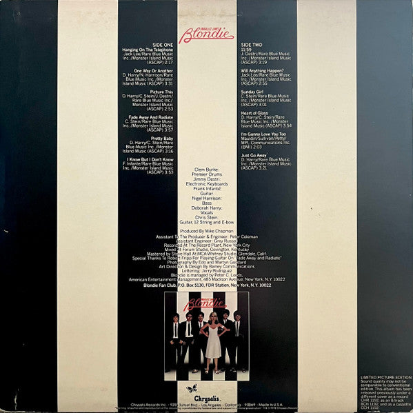 Blondie ~ Parallel Lines (Vinyl) - Djungel & Jazz