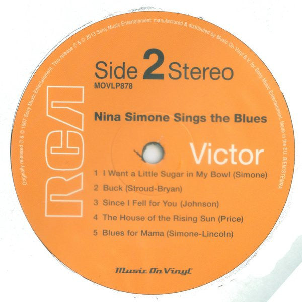 Nina Simone ~ Nina Simone Sings The Blues (Vinyl) - Djungel & Jazz