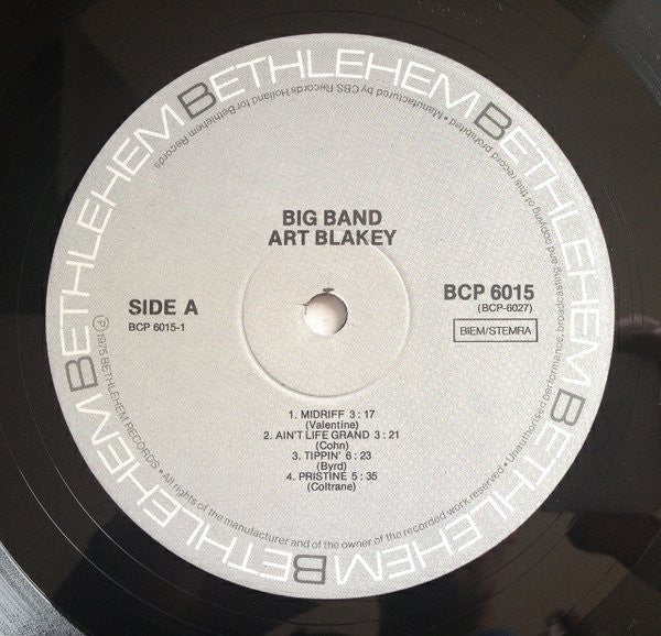 Art Blakey ~ Big Band (Vinyl) - Djungel & Jazz