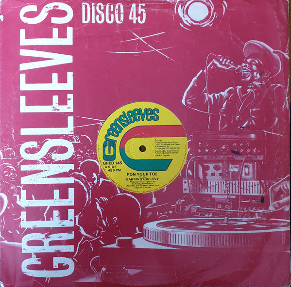 Barrington Levy : Pon Your Toe (12")