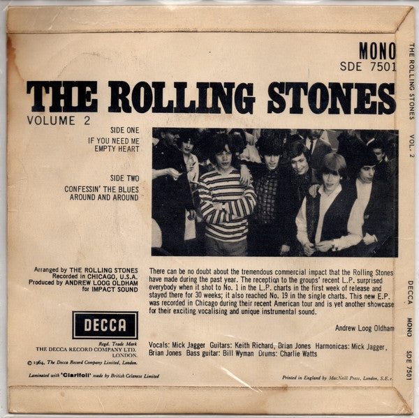 The Rolling Stones ~ Volume 2 (Vinyl) - Djungel & Jazz