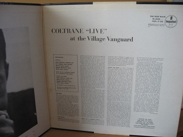 Coltrane ~ "Live" At The Village Vanguard (Vinyl) - Djungel & Jazz