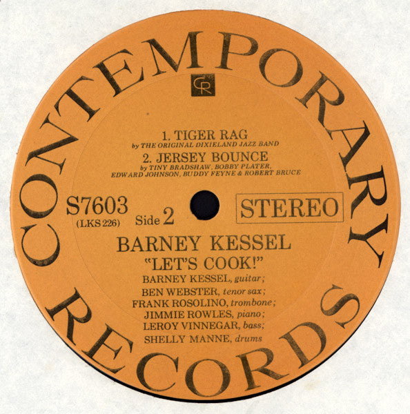 Barney Kessel : Let's Cook! (LP, Album, RE)