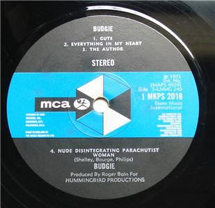 Budgie ~ Budgie (Vinyl) - Djungel & Jazz