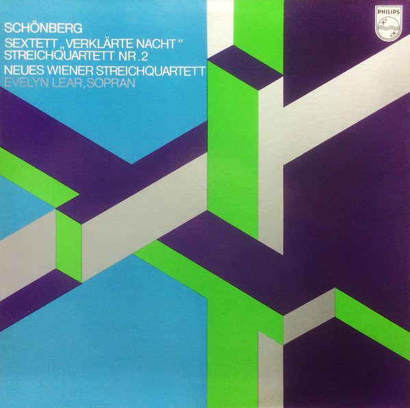Arnold Schoenberg, New Vienna String Quartet, Evelyn Lear : Sextett "Verklärte Nacht"; Streichquartett Nr. 2 (LP)