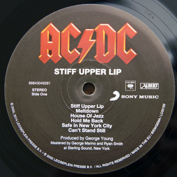 AC/DC ~ Stiff Upper Lip (Vinyl) - Djungel & Jazz