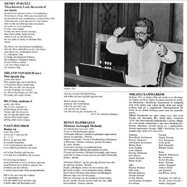 Mikaeli Kammarkör ~ Kör - Mikaeli Kammarkör Sjunger Sakralt (Vinyl) - Djungel & Jazz