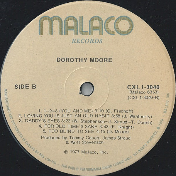 Dorothy Moore ~ Dorothy Moore (Vinyl) - Djungel & Jazz