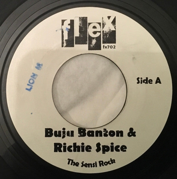 Buju Banton & Richie Spice / Alton Ellis & Tupac* : The Sensi Rock / Nothin' Like Rocksteady (7", Unofficial)