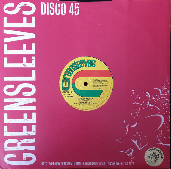 Pad Anthony : Respect Due / Molly Molly (12")