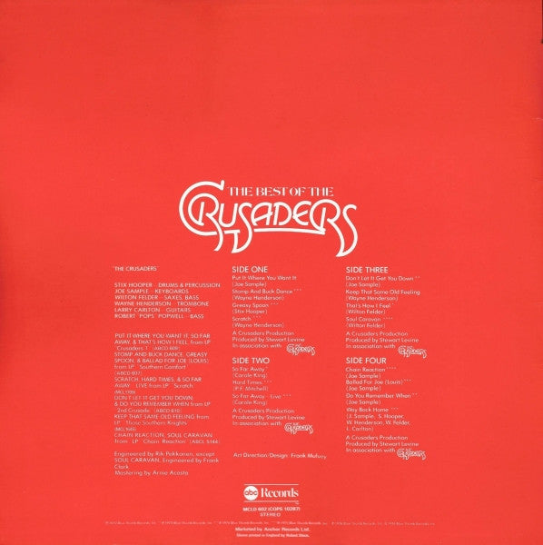 The Crusaders ~ The Best Of The Crusaders (Vinyl) - Djungel & Jazz