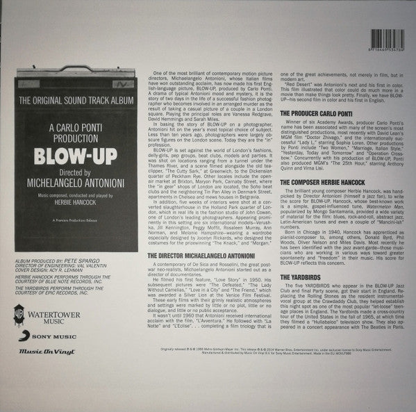 Herbie Hancock ~ Blow-Up (The Original Sound Track Album) (Vinyl) - Djungel & Jazz