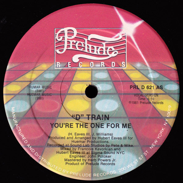 D-Train ~ You're The One For Me (Vinyl) - Djungel & Jazz