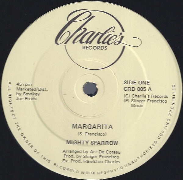Mighty Sparrow ~ Margarita (Vinyl) - Djungel & Jazz