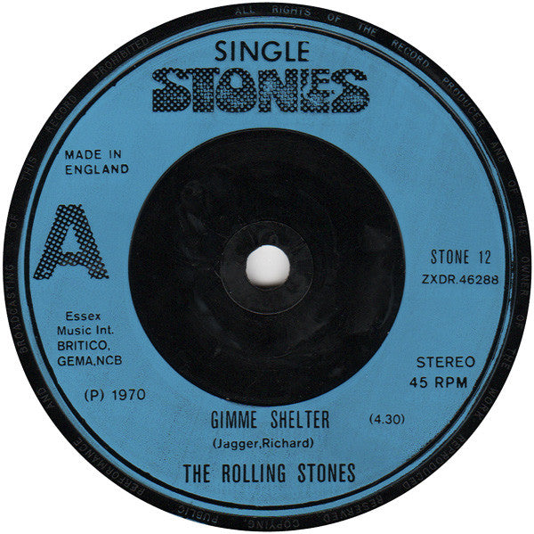 The Rolling Stones ~ Sympathy For The Devil / Gimme Shelter (Vinyl) - Djungel & Jazz