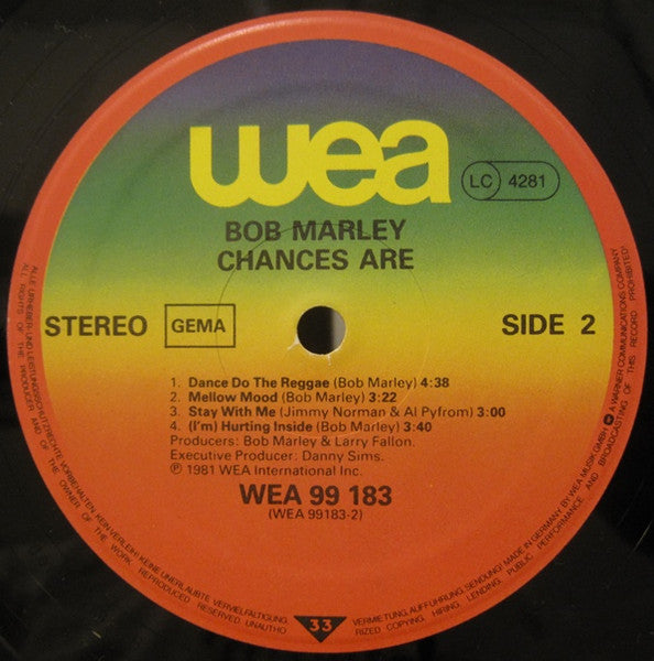 Bob Marley : Chances Are (LP, Album)