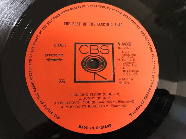 The Electric Flag ~ The Best Of The Electric Flag (Vinyl) - Djungel & Jazz