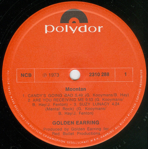 Golden Earring : Moontan (LP, Album)