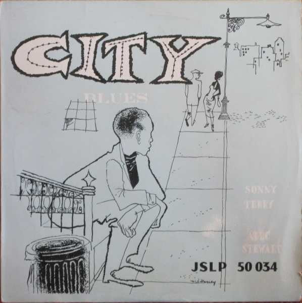 Sonny Terry, Alec Stewart* : City Blues (10", Album)