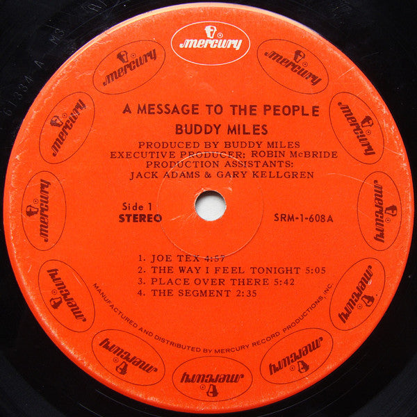 Buddy Miles ~ A Message To The People (Vinyl) - Djungel & Jazz