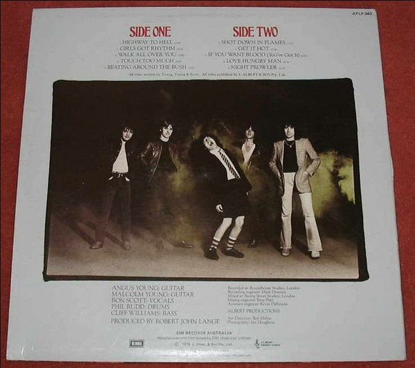 AC/DC : Highway To Hell (LP, Album, RP)