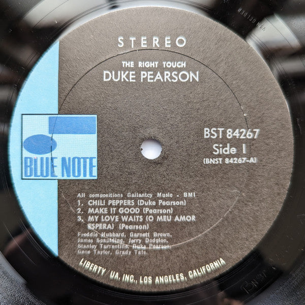 Duke Pearson ~ The Right Touch (Vinyl) - Djungel & Jazz