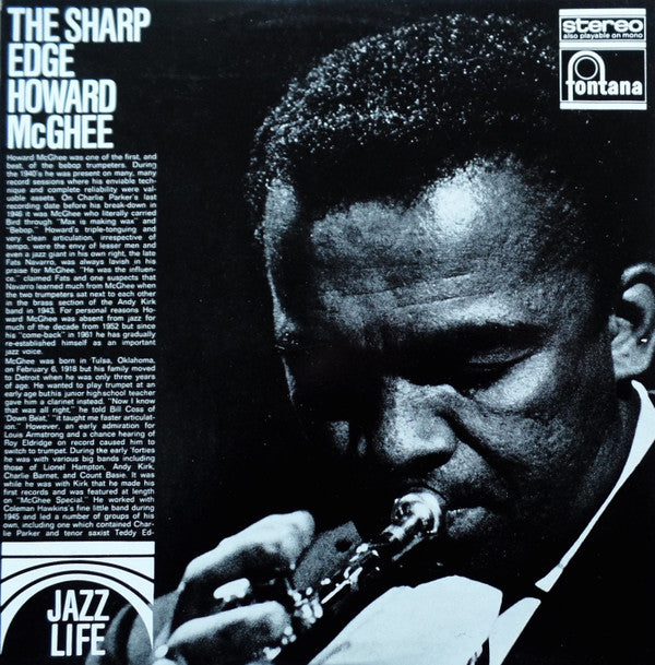 Howard McGhee ~ The Sharp Edge (Vinyl) - Djungel & Jazz