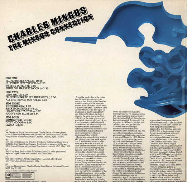 Charles Mingus : The Mingus Connection (2xLP, Comp, Gat)