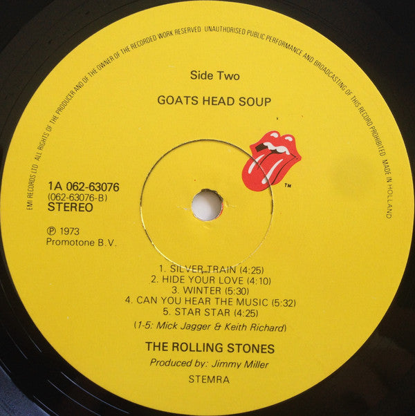 The Rolling Stones ~ Goats Head Soup (Vinyl) - Djungel & Jazz