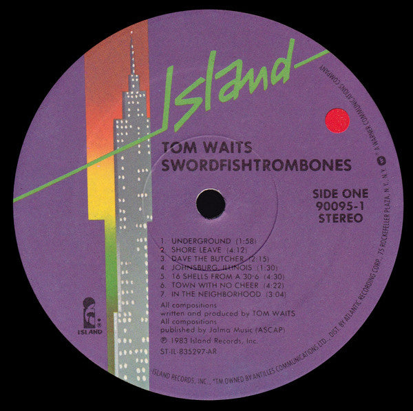Tom Waits ~ Swordfishtrombones (Vinyl) - Djungel & Jazz