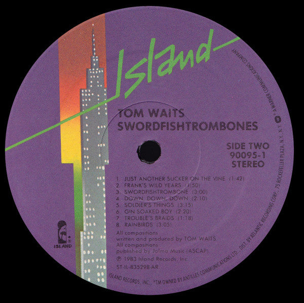 Tom Waits ~ Swordfishtrombones (Vinyl) - Djungel & Jazz
