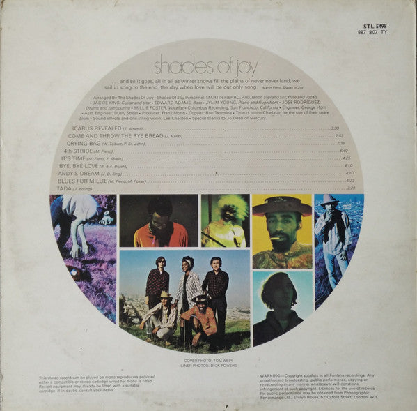 Shades Of Joy ~ Shades Of Joy (Vinyl) - Djungel & Jazz