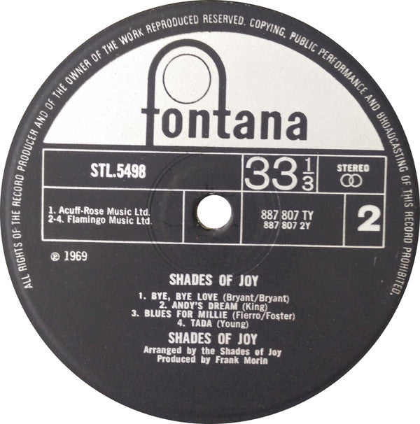 Shades Of Joy ~ Shades Of Joy (Vinyl) - Djungel & Jazz