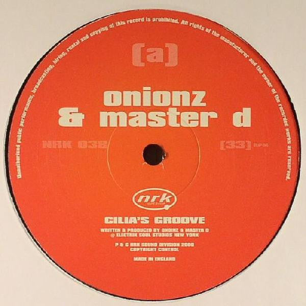 Onionz & Master D ~ Celia's Groove / A Night In Frisco (Vinyl) - Djungel & Jazz