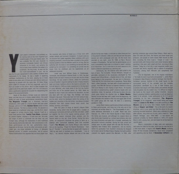 Yusef Lateef ~ The Live Session (Vinyl) - Djungel & Jazz